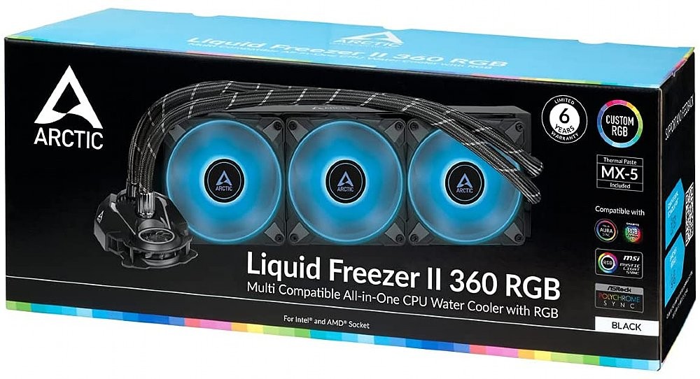 ARCTIC Liquid Freezer II 360 Multi-Compatible AIO CPU Liquid
